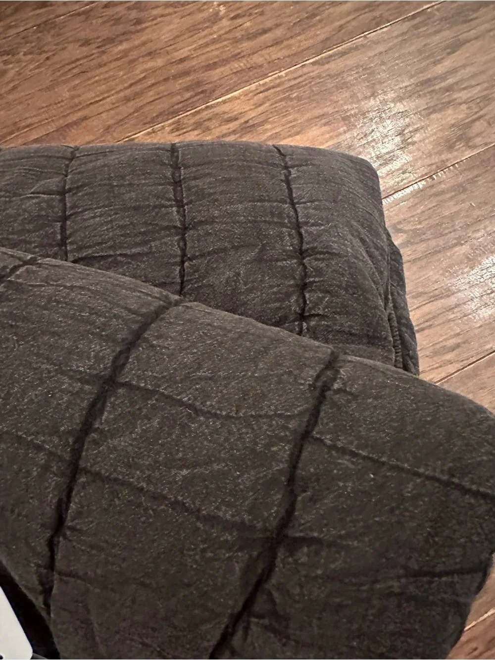 Pottery Barn Quilted Rocker Comforter in onyx